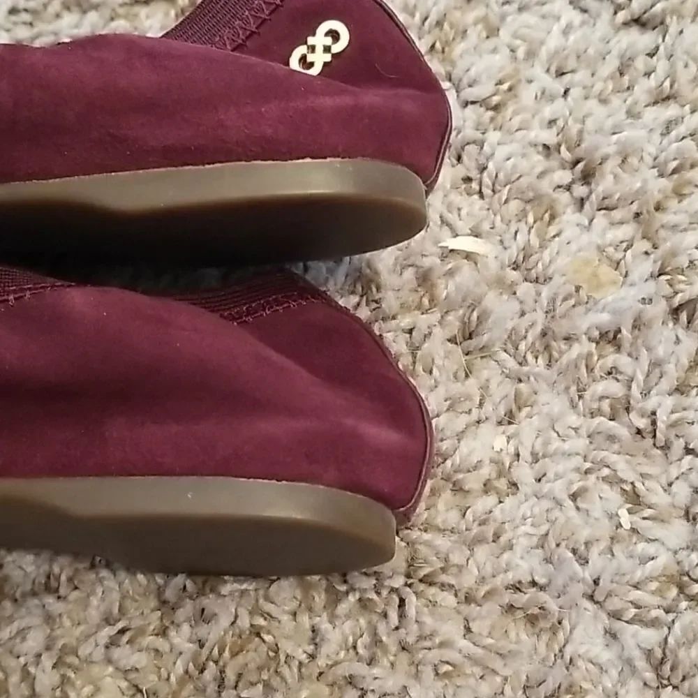 Cole Haan maroon suede flats size 6.5 - Picture 5 of 7